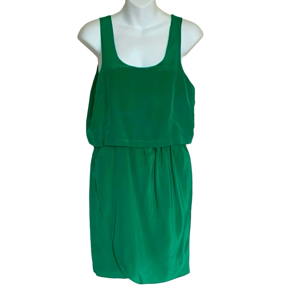 Amanda Uprichard Green Silk Dress Size Small